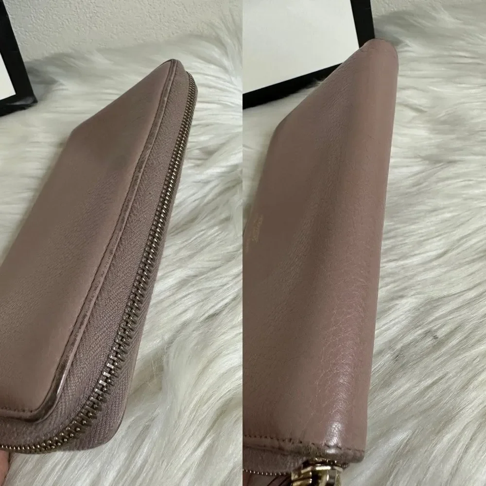 💯Authentic Gucci Zipped Around Long Wallet🍀 - Picture 4 of 14